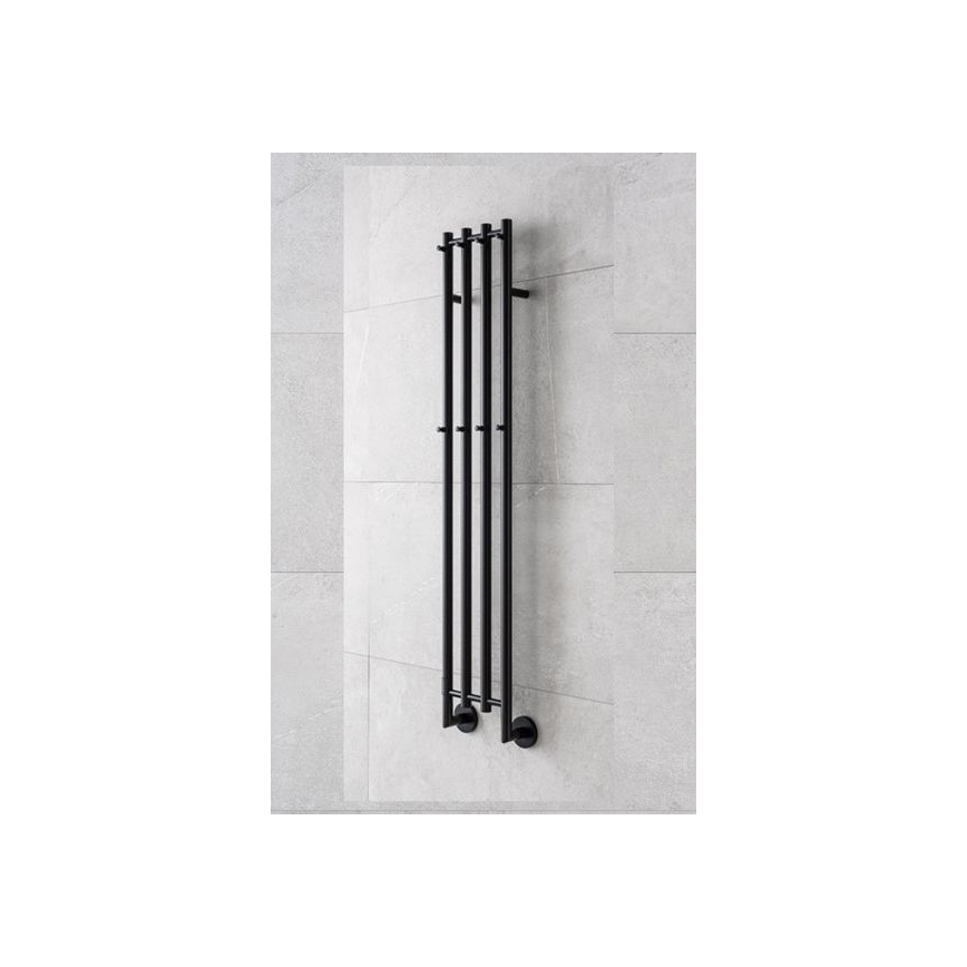 P.M.H. MO1B-RK - Scaldasalviette elettrico MONA 93W/230V 153,3 cm IP44 nero