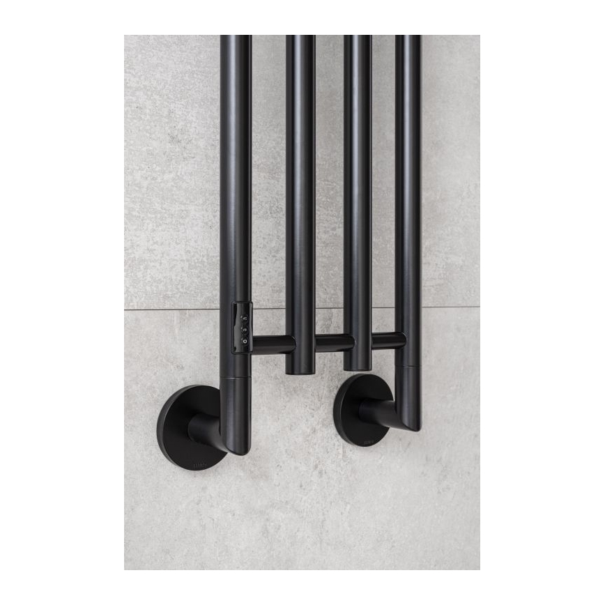P.M.H. MO1B-RK - Scaldasalviette elettrico MONA 93W/230V 153,3 cm IP44 nero