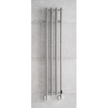 P.M.H. MO1SS-L - Scaldasalviette elettrico MONA 93W/230V 153,3 cm IP44 acciaio inox lucido
