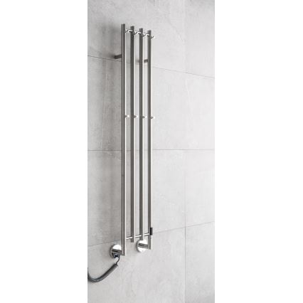 P.M.H. MO1SS-L - Scaldasalviette elettrico MONA 93W/230V 153,3 cm IP44 acciaio inox lucido
