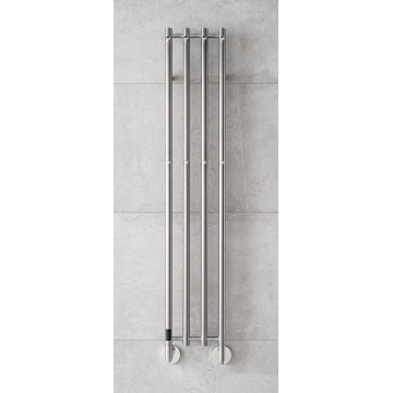P.M.H. MO1SS-LK - Scaldasalviette elettrico MONA 93W/230V 153,3 cm IP44 acciaio inossidabile lucido