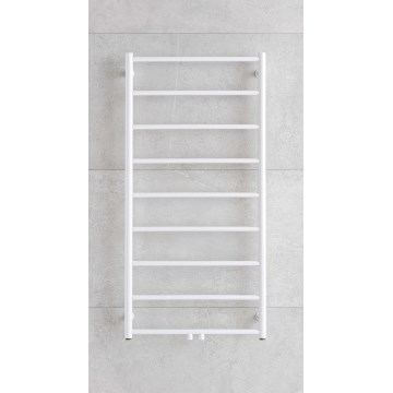 P.M.H. NS4W-M - Scaldasalviette a scala per bagno NAAS 349 W 121 cm bianco