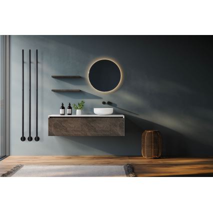 P.M.H. OL1B - Scaldasalviette elettrico OLE 24W/230V 170 cm IP44 nero