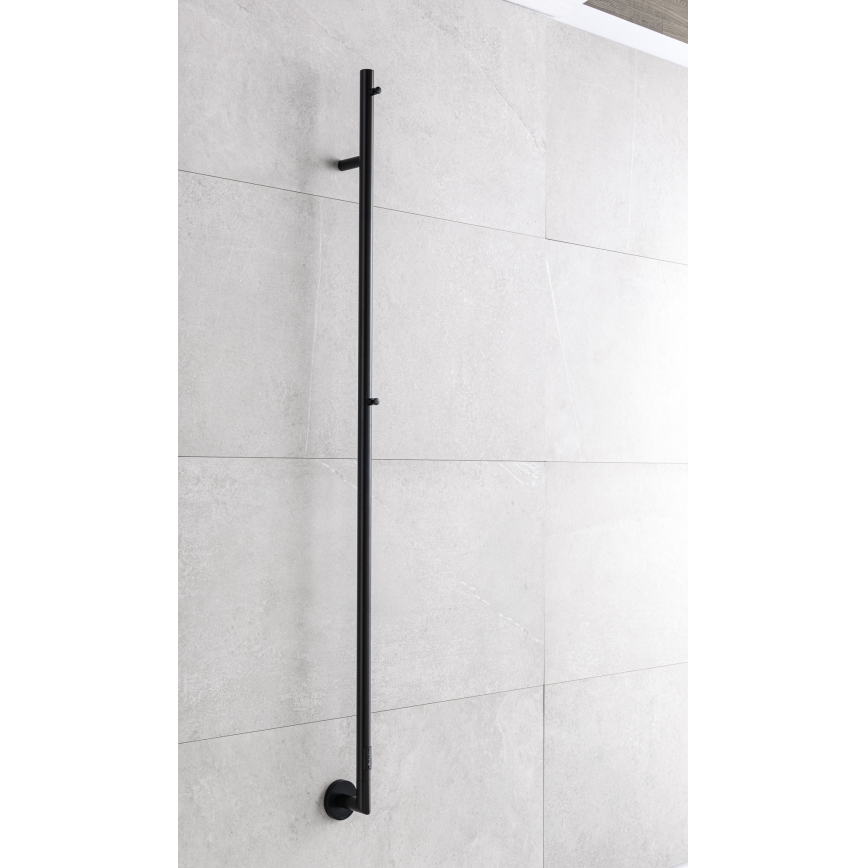 P.M.H. OL1B - Scaldasalviette elettrico OLE 24W/230V 170 cm IP44 nero