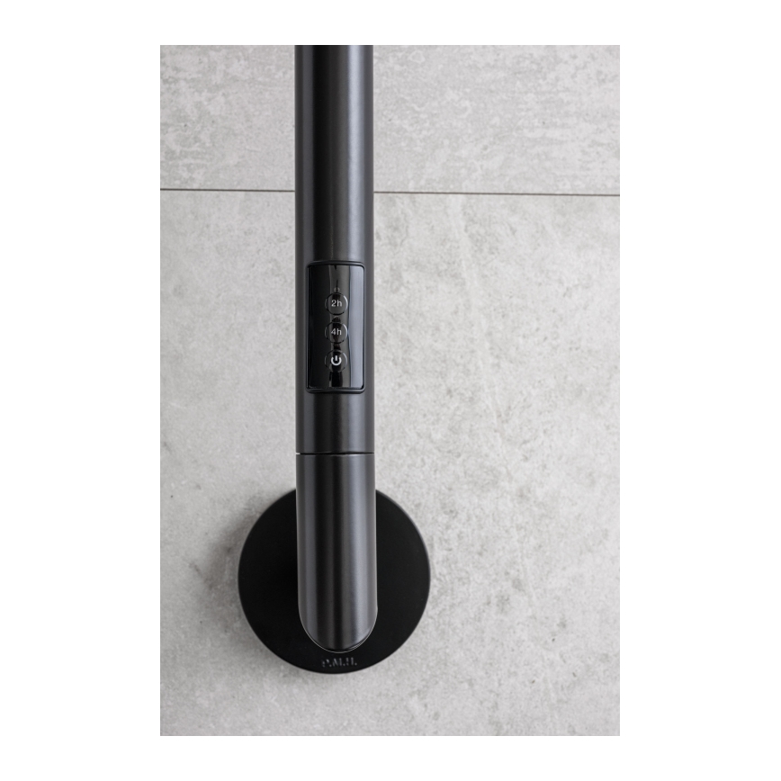 P.M.H. OL1B - Scaldasalviette elettrico OLE 24W/230V 170 cm IP44 nero