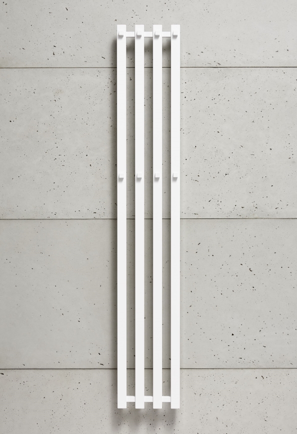 P.M.H. P2W/4 - Scaldasalviette per bagno PLUTO 406W 150 cm bianco
