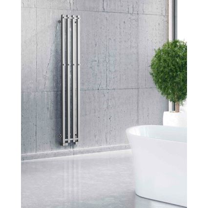 P.M.H. PX2C/4 - Radiatore scaldasalviette a scala PLUTO X 350 W 150 cm cromato lucido