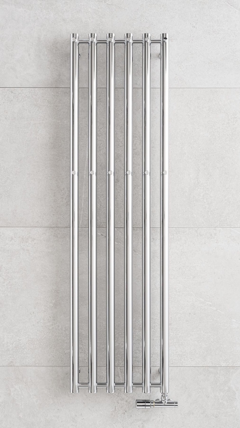 P.M.H. R2C/6 - Scaldasalviette a scala per bagno ROSENDAL 525 W 150 cm finitura cromata lucida