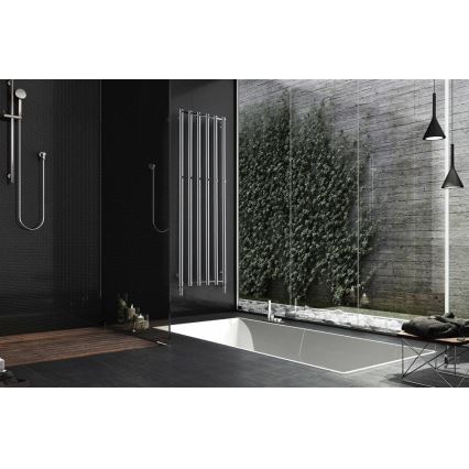 P.M.H. R2C/6 - Scaldasalviette a scala per bagno ROSENDAL 525 W 150 cm finitura cromata lucida