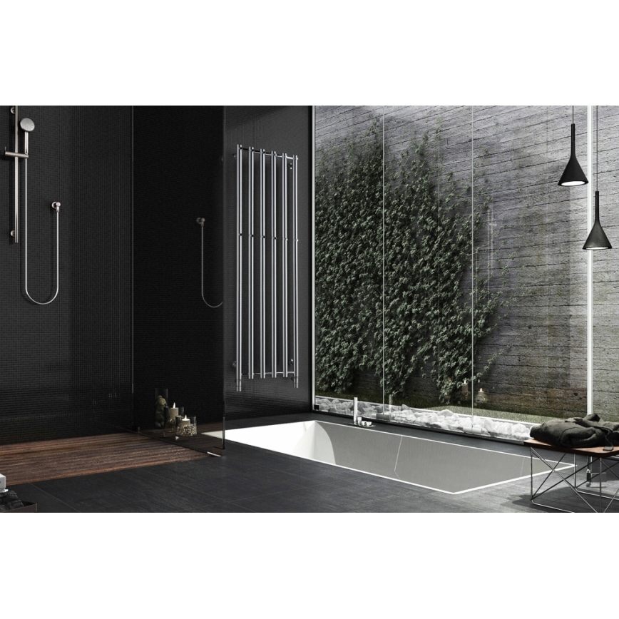 P.M.H. R2C/6 - Scaldasalviette a scala per bagno ROSENDAL 525 W 150 cm finitura cromata lucida