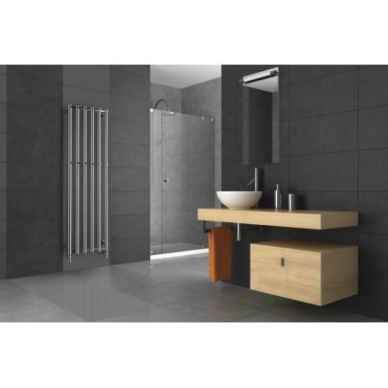 P.M.H. R2C/6 - Scaldasalviette a scala per bagno ROSENDAL 525 W 150 cm finitura cromata lucida