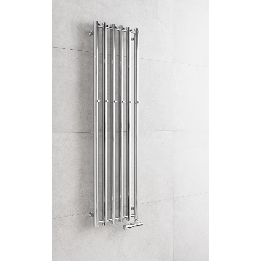 P.M.H. R2C/6 - Scaldasalviette a scala per bagno ROSENDAL 525 W 150 cm finitura cromata lucida