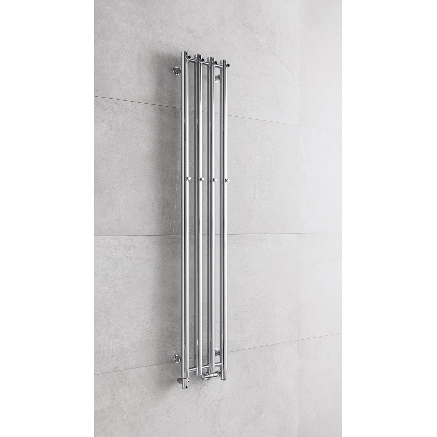 P.M.H. R2C - Scaldasalviette a scala per bagno ROSENDAL 350W 150 cm cromo lucido
