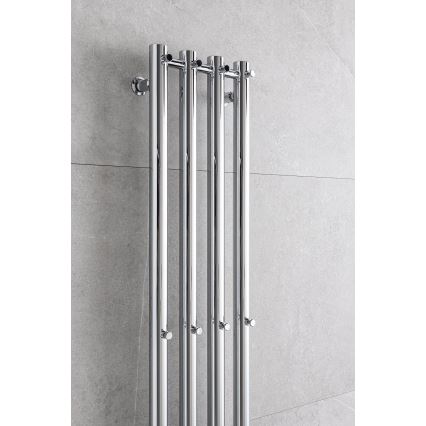 P.M.H. R2C - Scaldasalviette a scala per bagno ROSENDAL 350W 150 cm cromo lucido