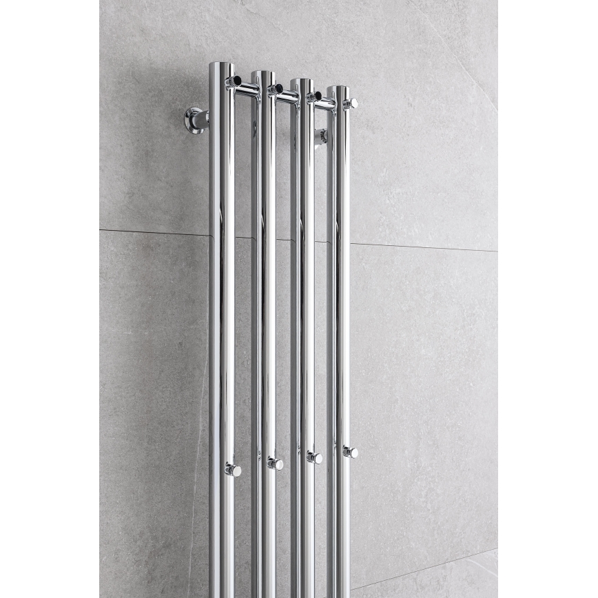 P.M.H. R2C - Scaldasalviette a scala per bagno ROSENDAL 350W 150 cm cromo lucido