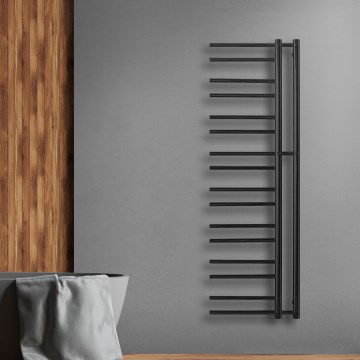 P.M.H. T2B-L - Scaldasalviette da bagno THEIA 352W 154 cm sinistro/nero