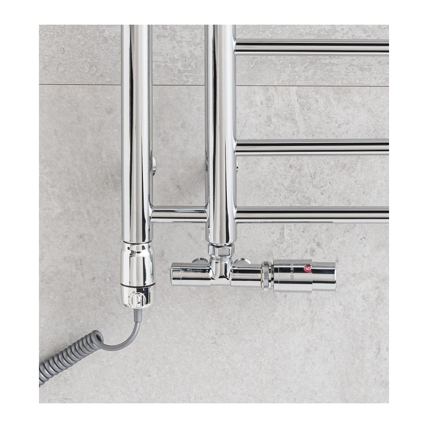 P.M.H. T2C - Scaldasalviette a scala per bagno THEIA 352W 154 cm lato destro/cromo lucido