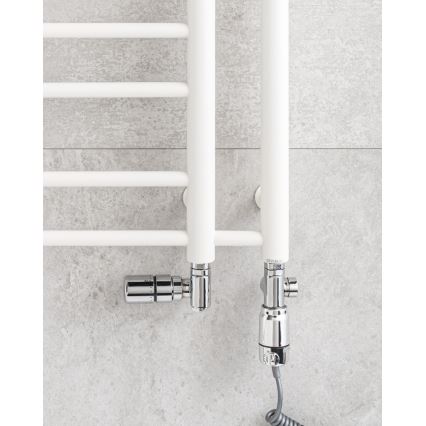 P.M.H. T2W-L - Scaldasalviette a scala THEIA 352W 154 cm sinistro/bianco