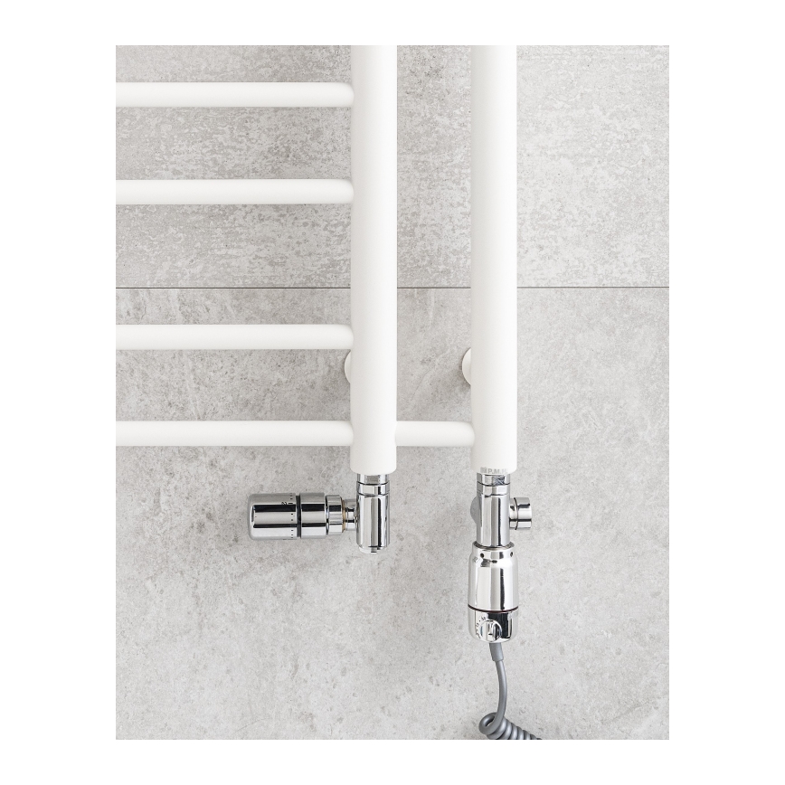P.M.H. T2W-L - Scaldasalviette a scala THEIA 352W 154 cm sinistro/bianco