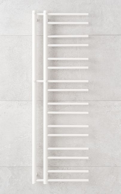 P.M.H. T2W - Scaldasalviette da bagno a scaletta THEIA 352W 154 cm destro/bianco