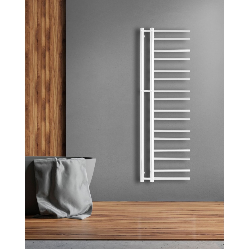 P.M.H. T2W - Scaldasalviette da bagno a scaletta THEIA 352W 154 cm destro/bianco