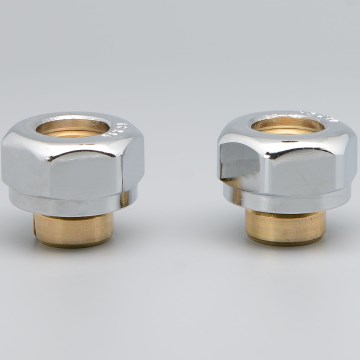 P.M.H. ZZM1602 - Raccordo a compressione per valvola UNIKO/TERM/DUO, cromato lucido/Alupex 16 mm