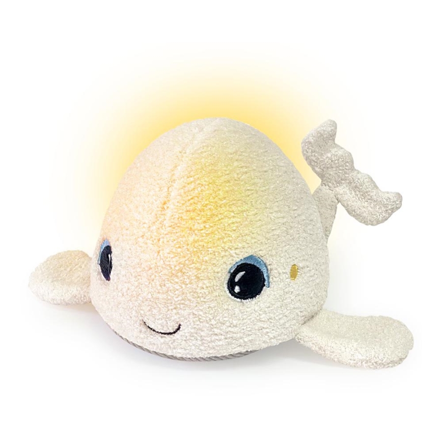 PABOBO - Peluche luminoso con melodia BELUGA 3xAAA balena