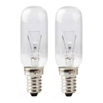 PACK 2x Lampadina alogena per cappa aspirante E14/25W/230V 3000K