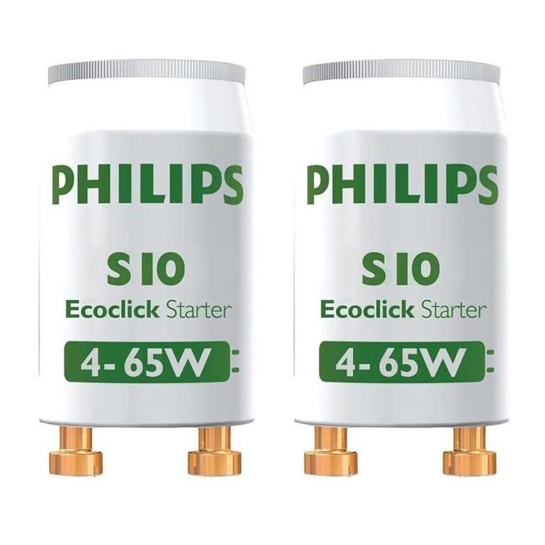 PACK 2x Starter per luce fluorescente S10 4-65W