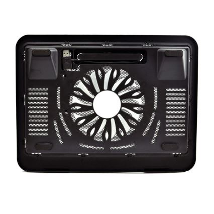 Pad di raffreddamento per laptop 1x ventola 1xUSB nero