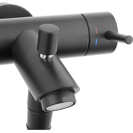 Paffoni - Doccia da incasso ROUND nera