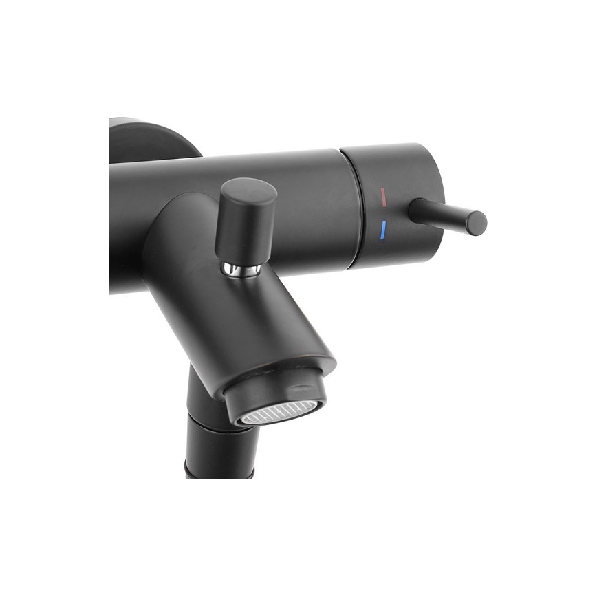 Paffoni - Doccia da incasso ROUND nera