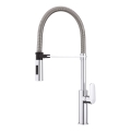Paffoni - Miscelatore da cucina con doccetta estraibile CANDY 52,5 cm cromo lucido