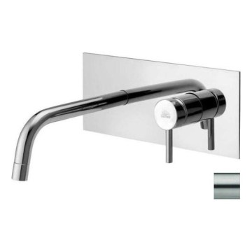 Paffoni - Miscelatore da incasso per lavabo LIGHT in acciaio inox