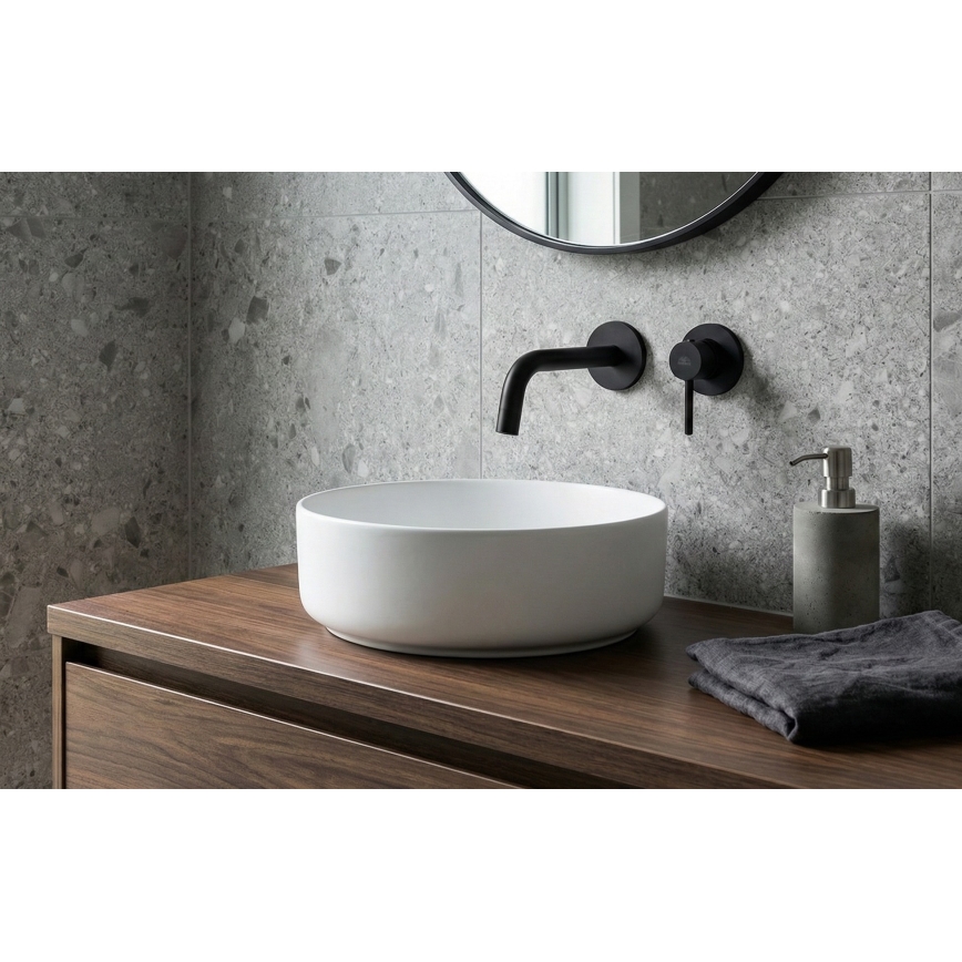 Paffoni - Miscelatore da incasso per lavabo LIGHT, nero