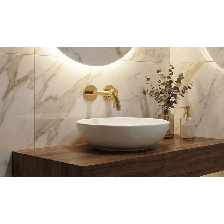 Paffoni - Miscelatore da incasso per lavabo LIGHT oro