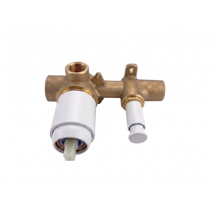Paffoni - Miscelatore doccia da incasso LIGHT bianco opaco