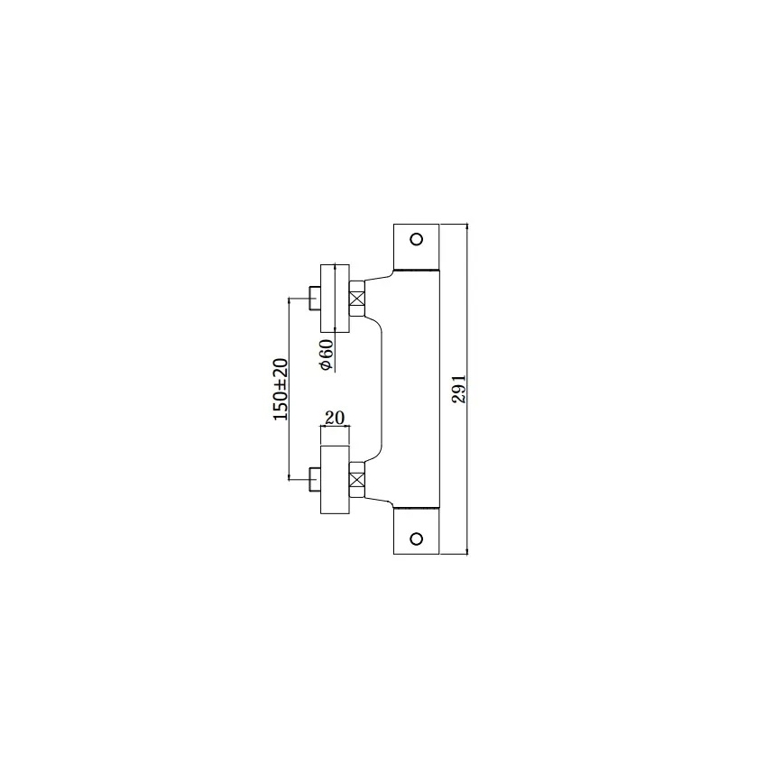 Paffoni - Miscelatore doccia LIGHT cromo lucido