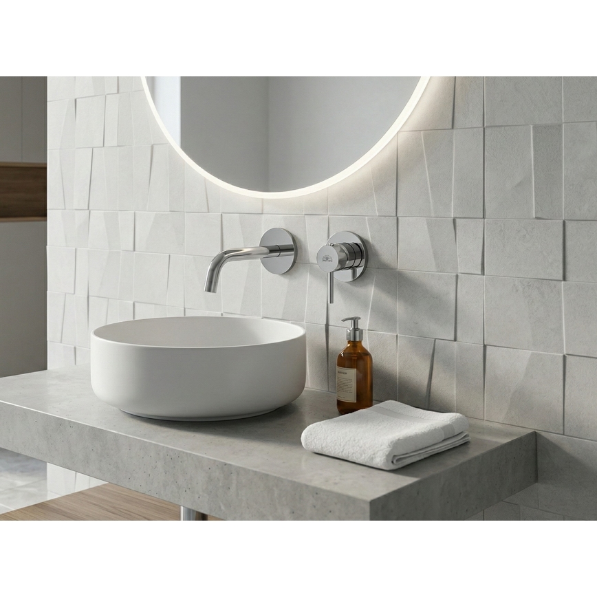 Paffoni - Miscelatore per lavabo ad incasso LIGHT cromato lucido