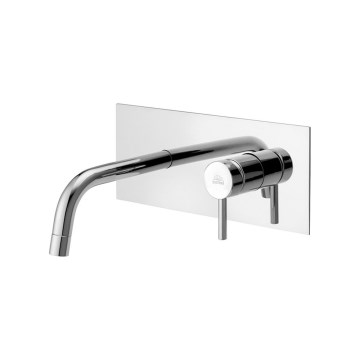 Paffoni - Miscelatore per lavabo ad incasso LIGHT in acciaio inox