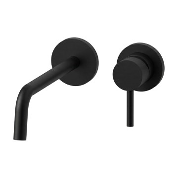 Paffoni - Miscelatore per lavabo ad incasso LIGHT nero