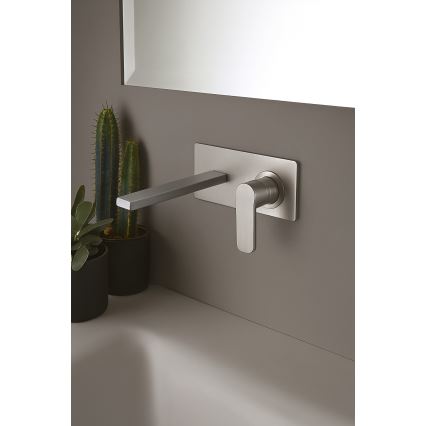 Paffoni - Miscelatore per lavabo ad incasso TANGO in acciaio inox