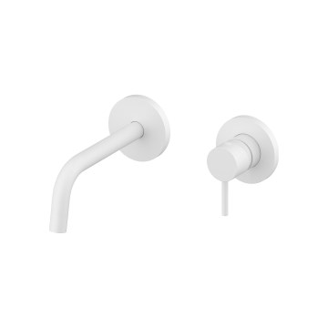 Paffoni - Miscelatore per lavabo da incasso LIGHT bianco opaco