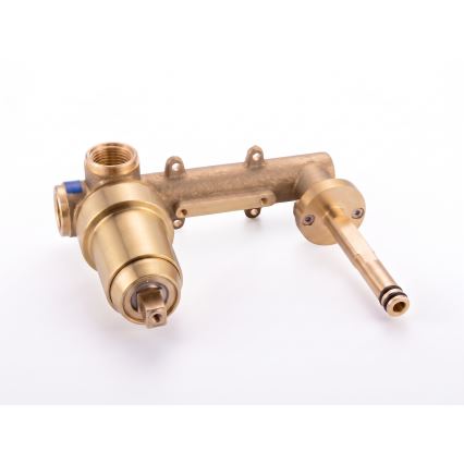 Paffoni - Miscelatore per lavabo da incasso LIGHT, finitura oro spazzolato