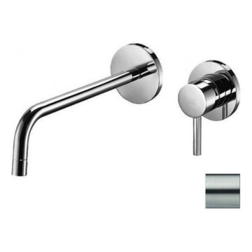 Paffoni - Miscelatore per lavabo da incasso LIGHT in acciaio inox