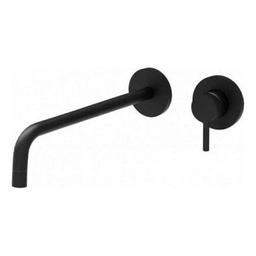 Paffoni - Miscelatore per lavabo da incasso LIGHT nero