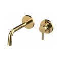 Paffoni - Miscelatore per lavabo da incasso LIGHT oro