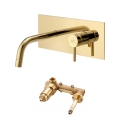 Paffoni - Miscelatore per lavabo da incasso LIGHT oro