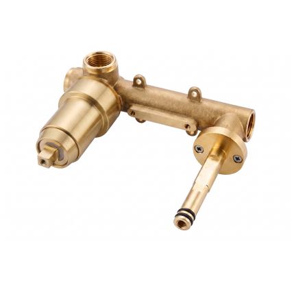 Paffoni - Miscelatore per lavabo da incasso LIGHT oro spazzolato
