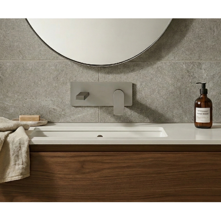 Paffoni - Miscelatore per lavabo da incasso TANGO in acciaio inox